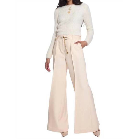 NEW ZIMMERMANN kaleidoscope wide leg pant in macadamia - Picture 2 of 4